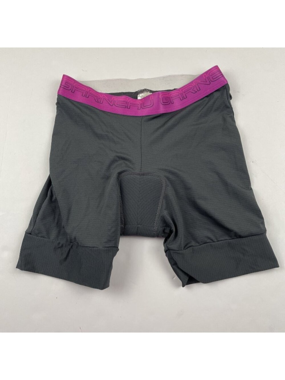 Louis Garneau Cycling Padded Liner Short Women’s S Black Purple Poly Stretch